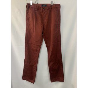 Matchstick nwt men’s sz 30 burnt orange straight fit khaki chino pants